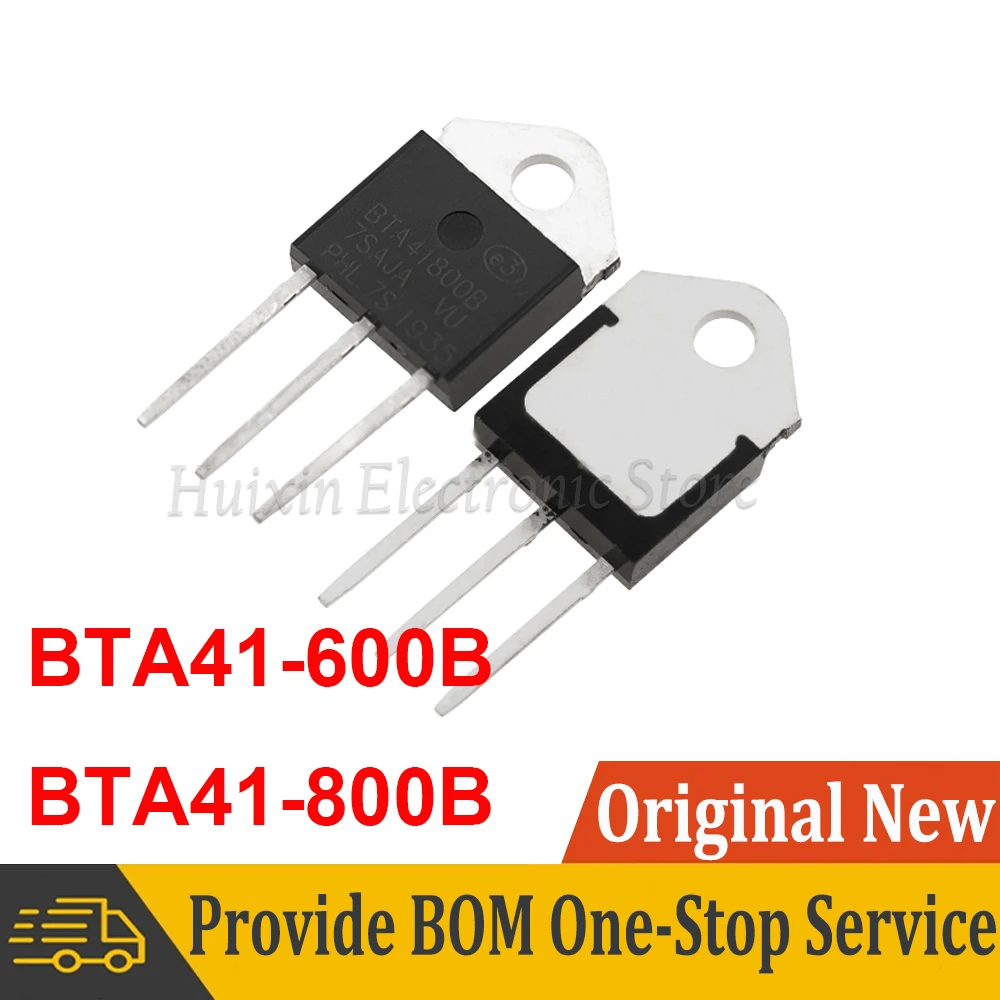 

2pcs BTA41-600B BTA41-800B 41A 600V 800V BTA41-600 BTA41-800 BTA41600B BTA41800B TO-3P In Stock NEW original IC