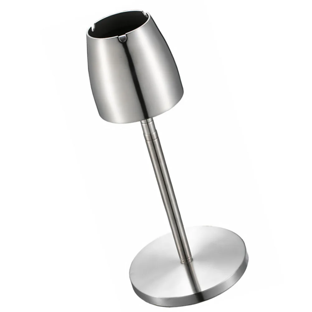 

1PC Thickened Jar Windproof Holder Stainless Steel Ashtray for Husband Father
