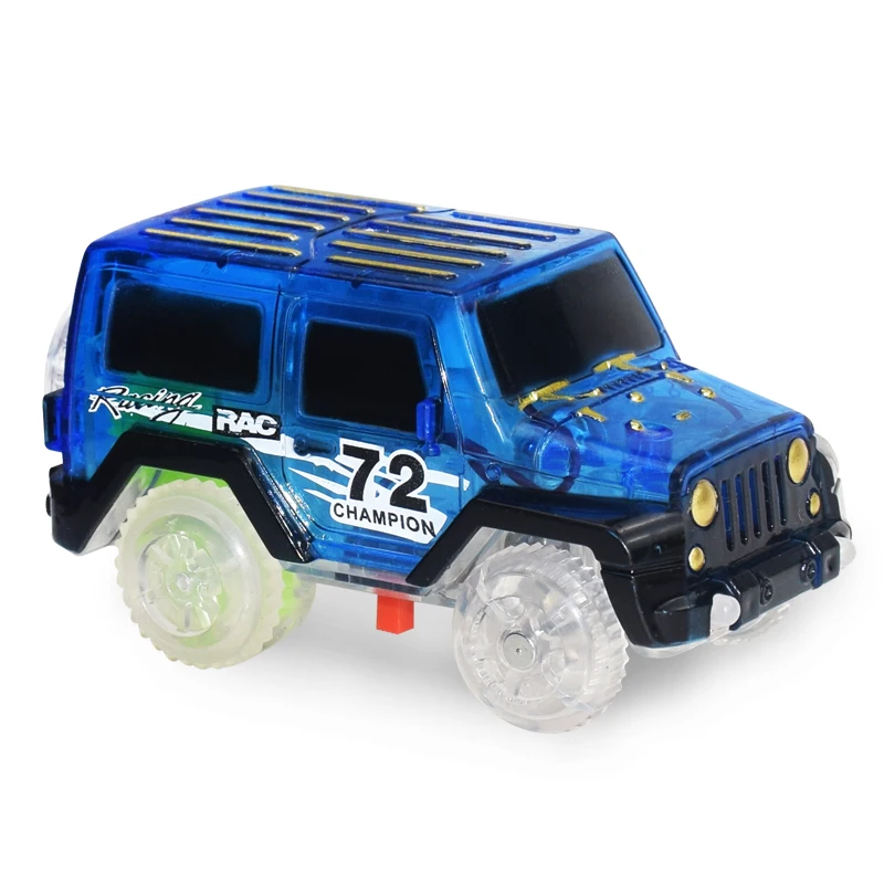 Волшебный светящийся гибкий автомобиль-трек игрушки для детей гоночный изгиб