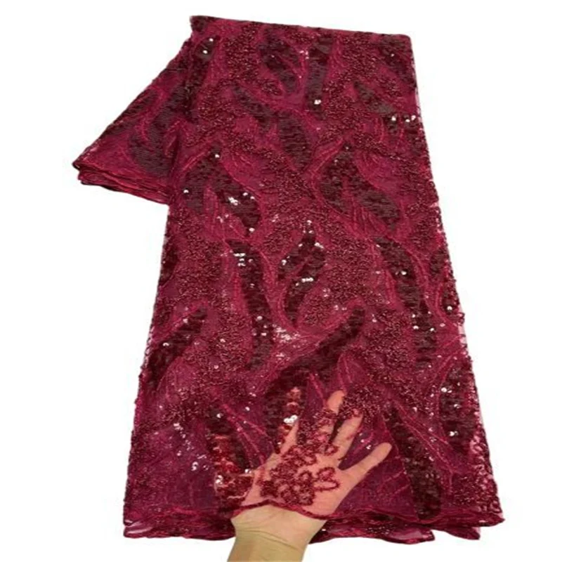2023 красная африканская Тюлевая Кружевная Ткань 5 ярдов французская вышивка сетчатая кружева с блестками для нигерийских свадебных платьев Birdal зеленая 2023 красная африканская Тюлевая Кружевная Ткань 5 ярдов французская вышивка сетчатая кружева с блестками для нигерийских свадебных платьев Birdal зеленая