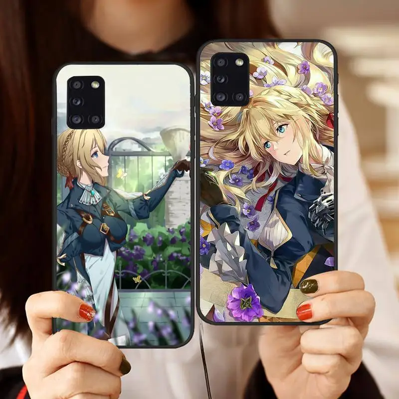 

Violet Evergarden Anime Phone Case For Samsung galaxy A S note 10 12 20 32 40 50 51 52 70 71 72 21 fe s ultra plus