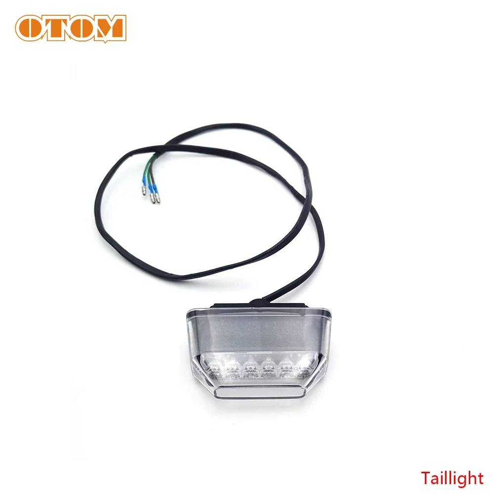 

OTOM 19-21 Задний фонарь заднего крыла мотоцикла 12 В Светодиодный задний фонарь Тормозной стоп-сигнал Лампа номерного знака для HUSQVARNA FE TE 150 250 450
