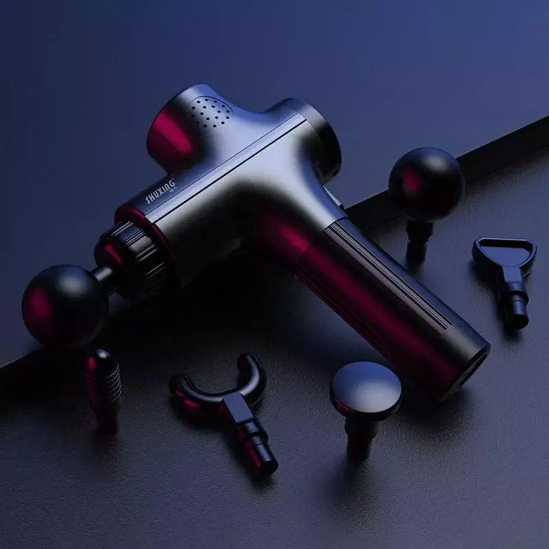 

Пистолет для расслабления мышц NEW2023, 20 уровней скорости, 7500 оборотов, массажный пистолет для фитнеса, красоты, формирования тела, массажер дл...