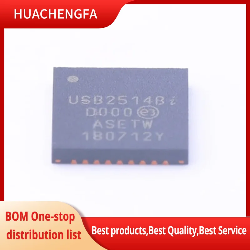 

1~5PCS/LOT USB2514B-I/M2 USB2514BI SQFN-36 The USB interface chip