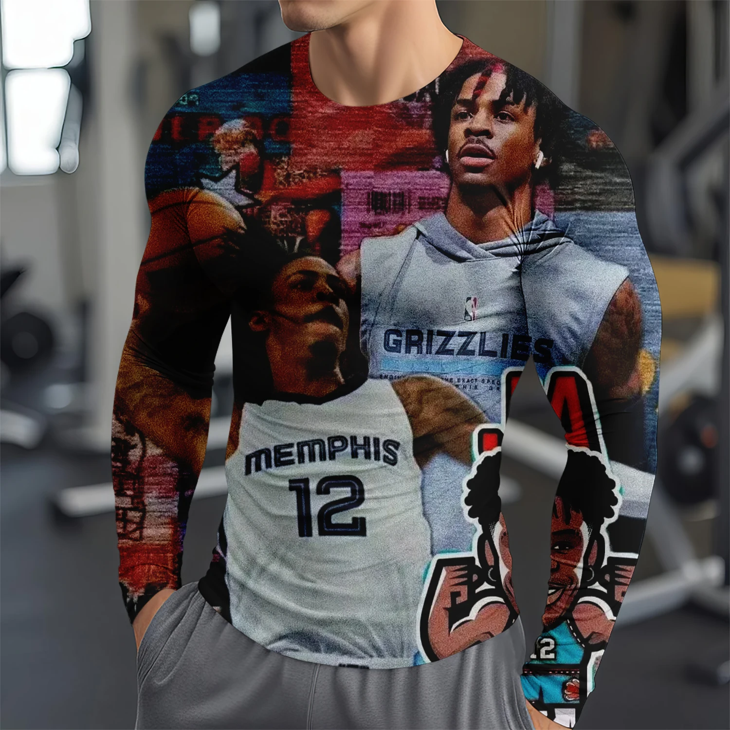 Футболка С Длинными Рукавами И 3D-принтом Звезды Модный Спортивный Топ Пуловер