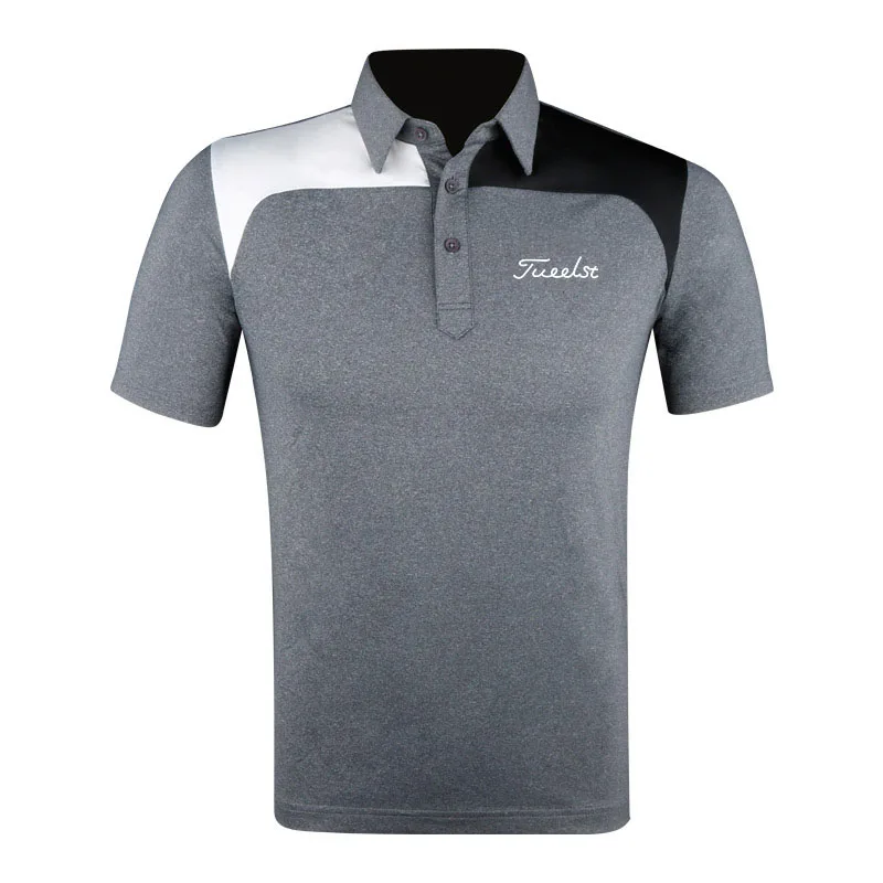 

American Brand Outdoor Sports Golf Quick Drying Sweat Wicking Golf Clothing Men's Golf Short Sleeve Paul Polo Top