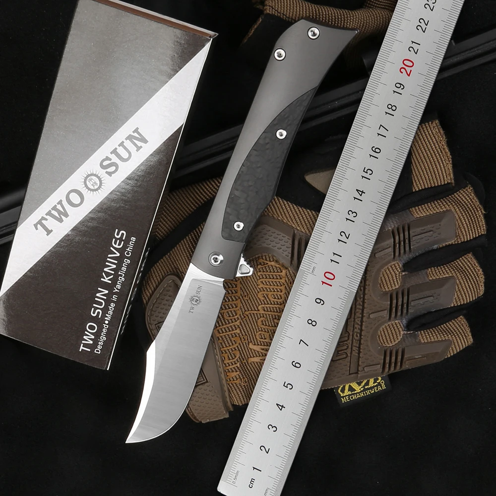 Складной нож 14C28N с лезвием из титанового сплава