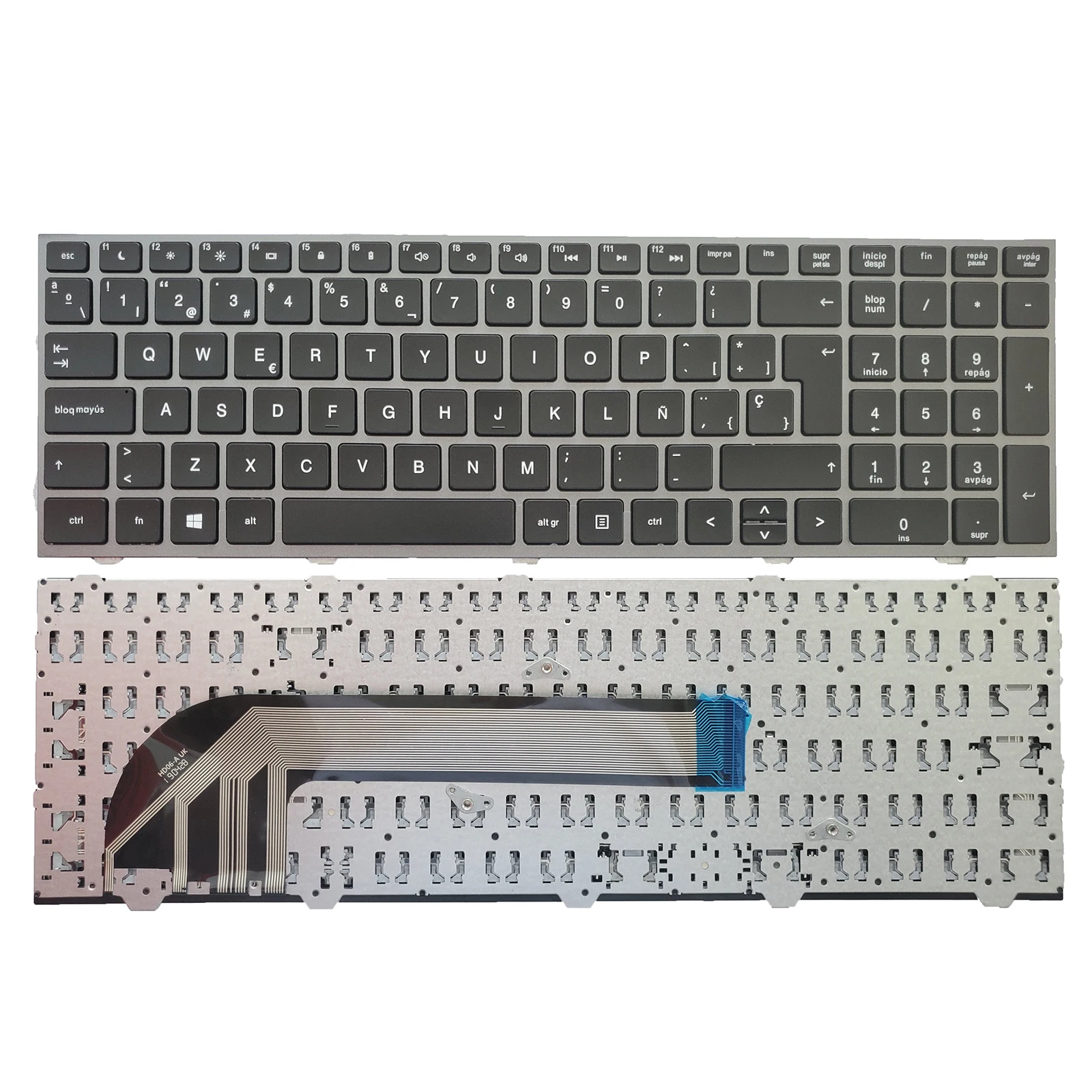 

Клавиатура для ноутбука HP Probook 4540 4540s 4545 4545s, 701485-001 SP Teclado, серебристая рама, оптом