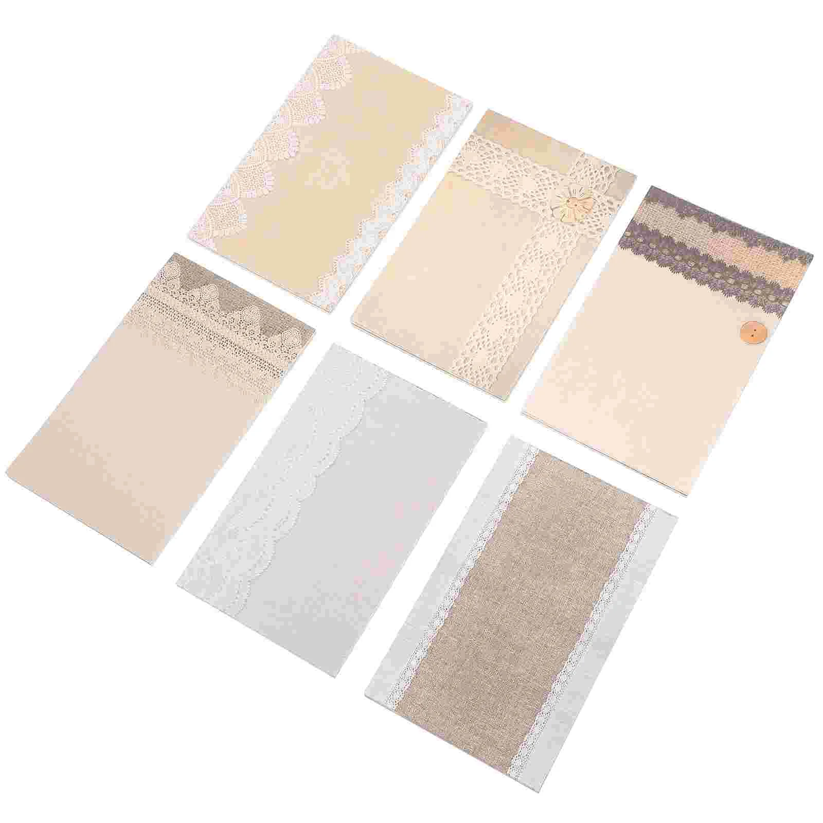 

6pcs DIY Material Paper Vintage Journaling Paper Decorative Journal Paper Diary Background Paper ( Mixed Color 180 Sheets )