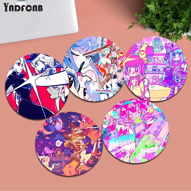 

Muse Dash Mousepad Animation Round Big Promotion Table Student Mousepad Computer Keyboard Pad Games Pad for PC Gamer Mousemat