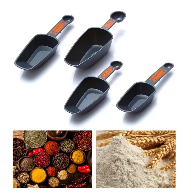 

4pcs/set Kitchen Measuring Spoons Multi Purpose Teaspoon Coffee Scoop Measuring Tools Baking Cooking Home Kitchen Tools