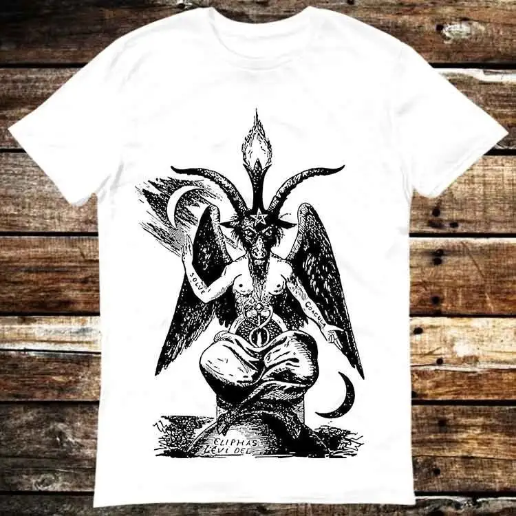 Baphomet Of Eliphas Levi Sabbatic Goat Mendes оккультная футболка лучшая игровая музыка 6297