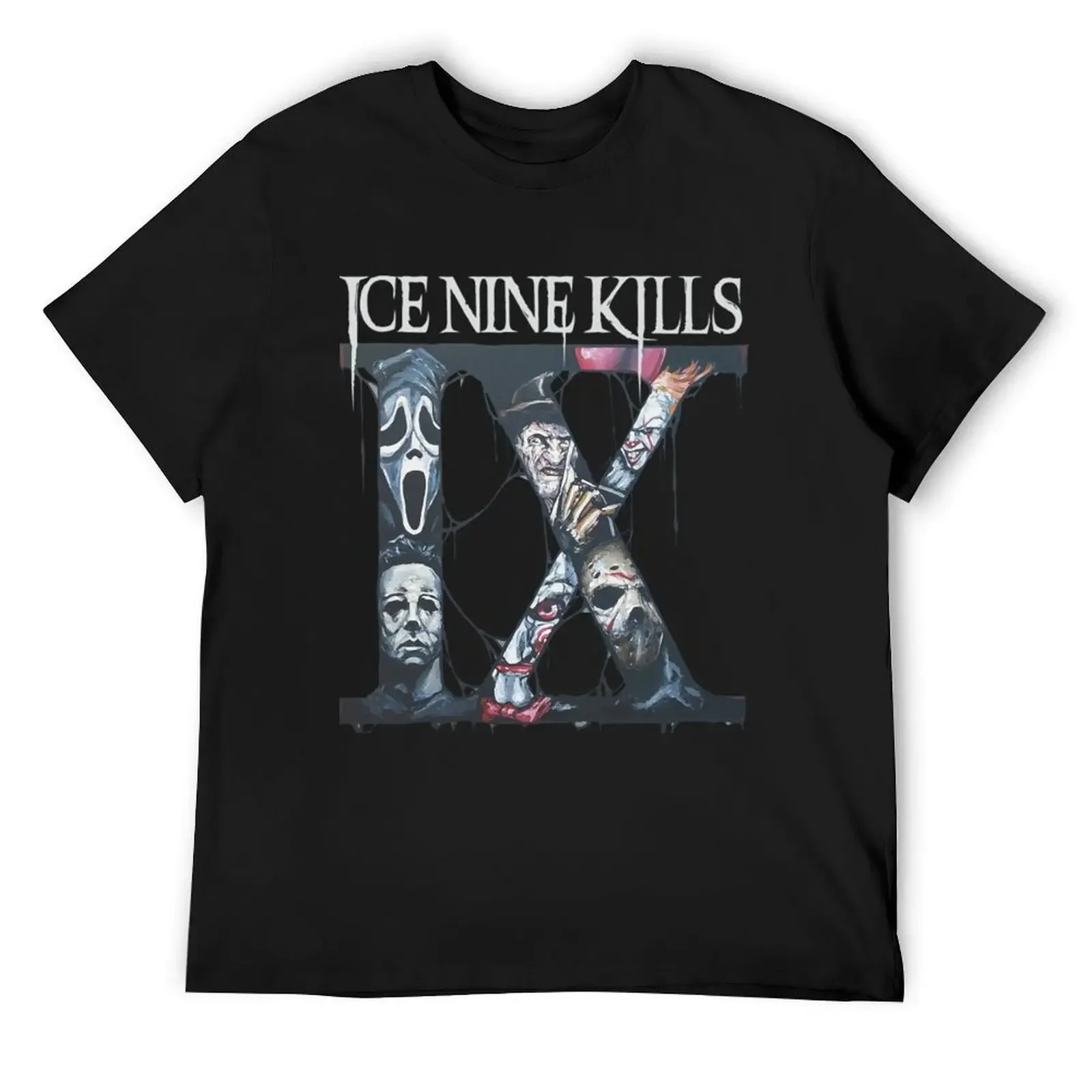 Идея подарков американской группы-футболка Ice Nine футболка на заказ хлопковые