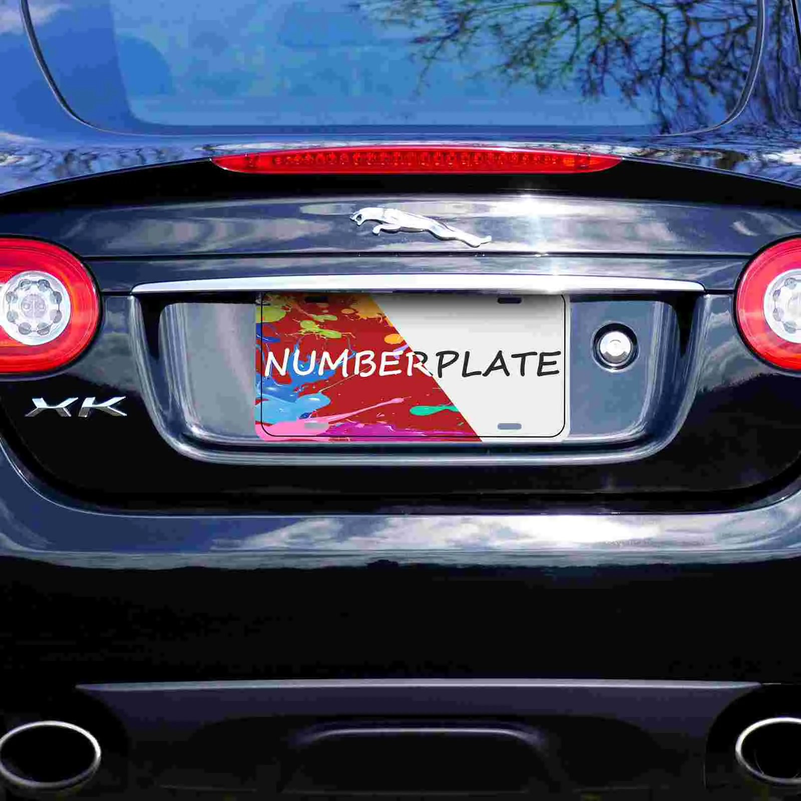 

2 Pcs Blank License Plate Sublimation Blanks Single Sided Plates Vinyl Front Car Aluminum Registration Cars
