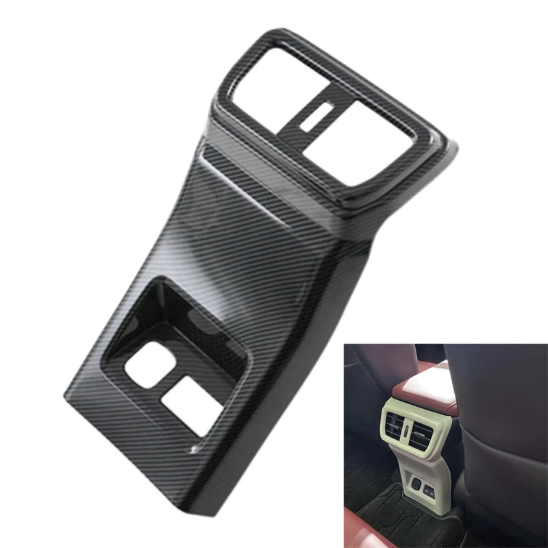 

Автомобильная рамка для вентиляционного отверстия заднего кондиционера из углеродного волокна, Противоударная панель, обшивка для Lexus NX260 ...