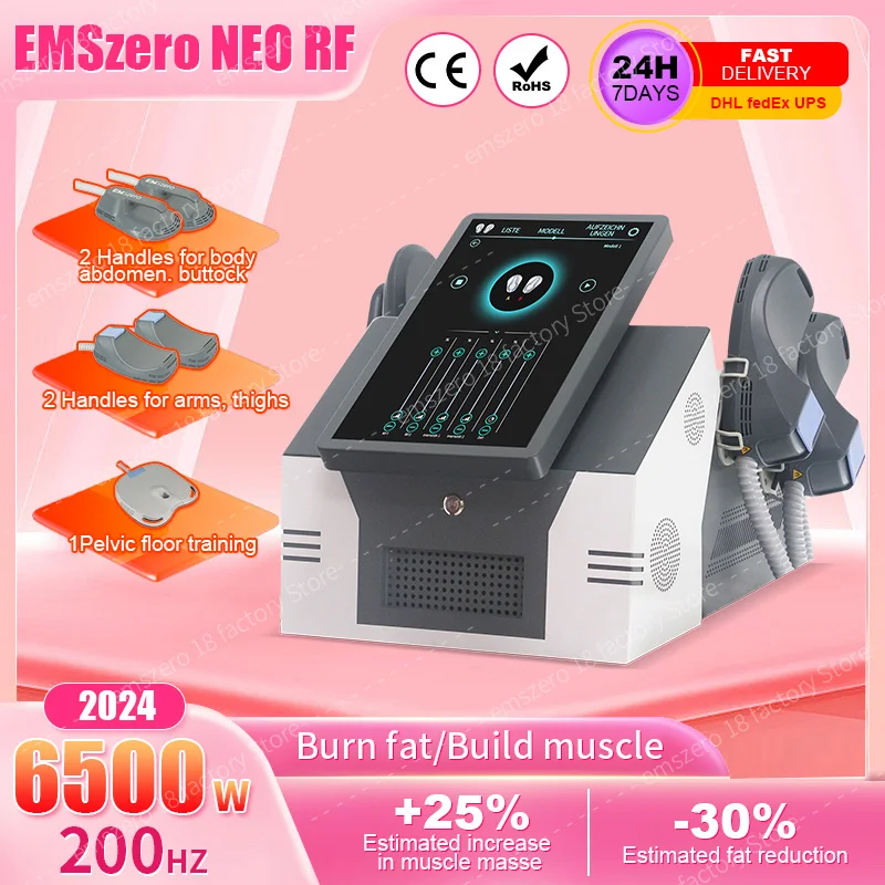 Аппарат для снижения жира Emszero с 4 ручками Электрический массажер улучшения мышц