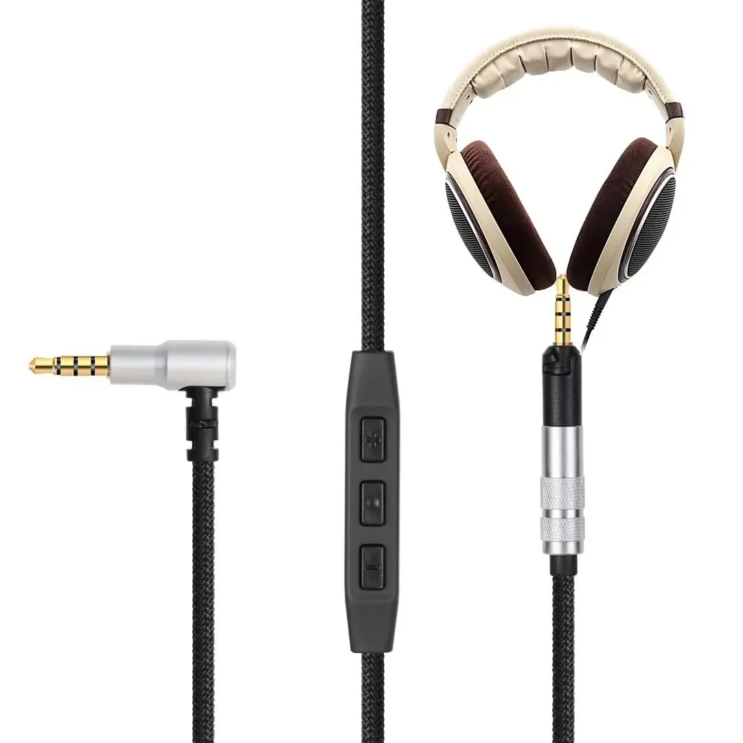 Стробочный кабель HD598 совместимый с Sennheiser HD 598 CS/SE/SR 518/599/400 Pro/2 30 1 25 метра/4 фута (с