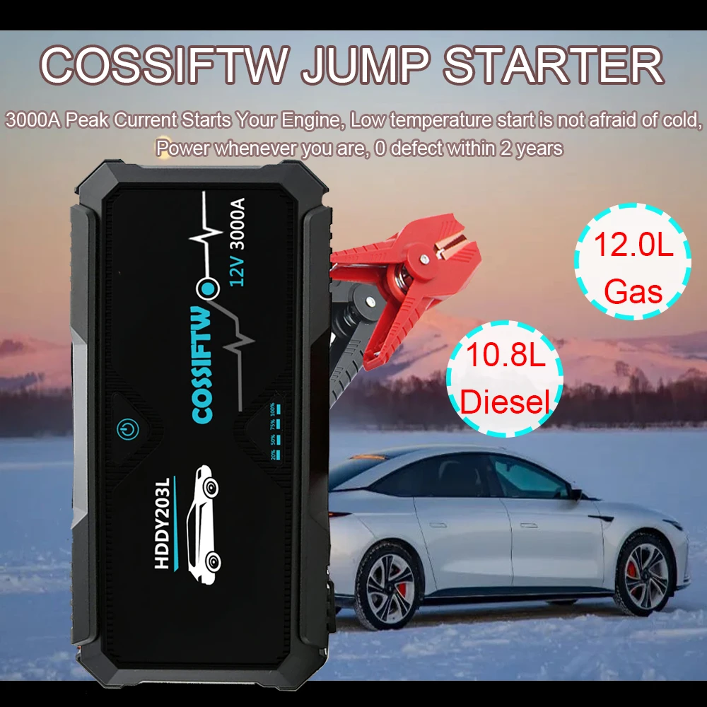 

Пусковое устройство 12 В, зарядное устройство для аккумуляторов, электрические устройства для автомобилей, внешний аккумулятор для автомобильного холодильника с фонариком, аварийное пусковое устройство