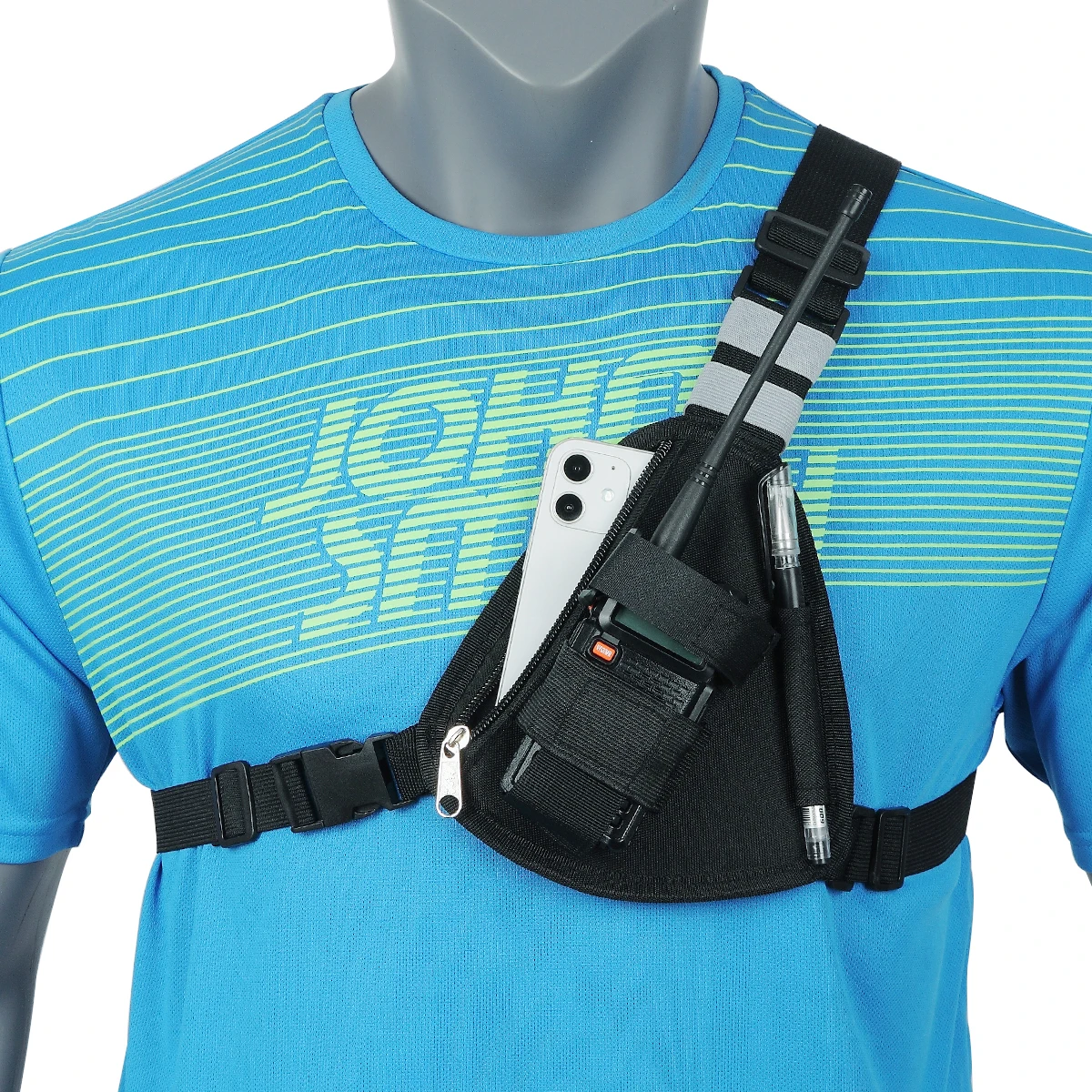 Многофункциональная тактическая упряжка для кемпинга с регулируемым плечевым