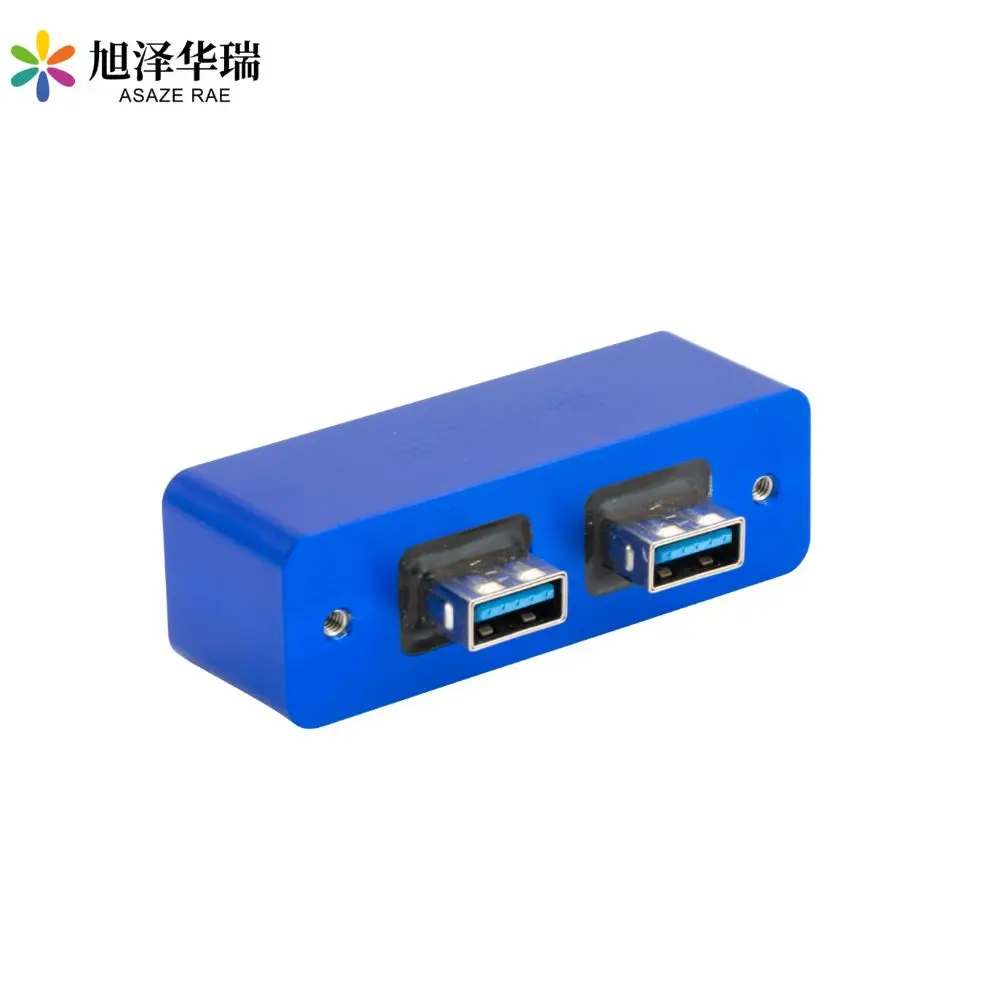 Фото Герметичный разъем Asaze Rae 2*USB 3.0 F/F, герметичный модуль D-Frame, вакуумный герметичный проходной соединитель, индивидуальные решения для промышленности №3