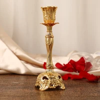 luxury gold silver candle holders wedding party decorative candlestick home table lighting candle stick holder european decor