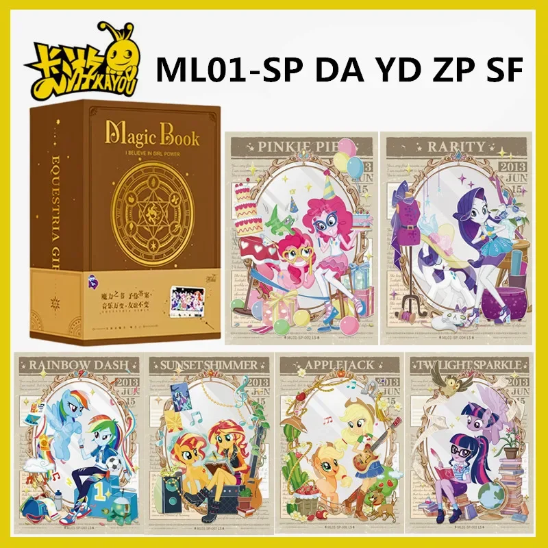 KAYOU натуральная карта My Little Pony Friendship Sonic Boom карты Magic Power Book Vol.01 аниме коллекционные