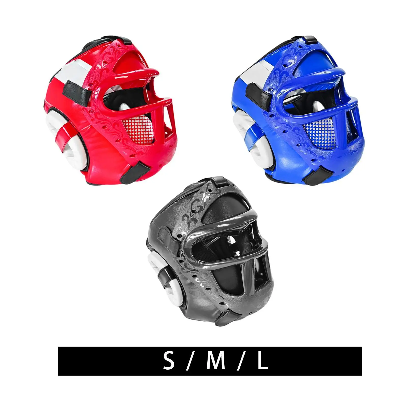 Боксерский головной убор утолщенная полная защита лица для мужчин и женщин