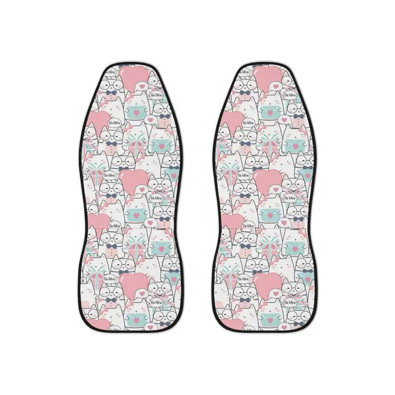 

Kawaii Cats Be Mine Car Seat Cover