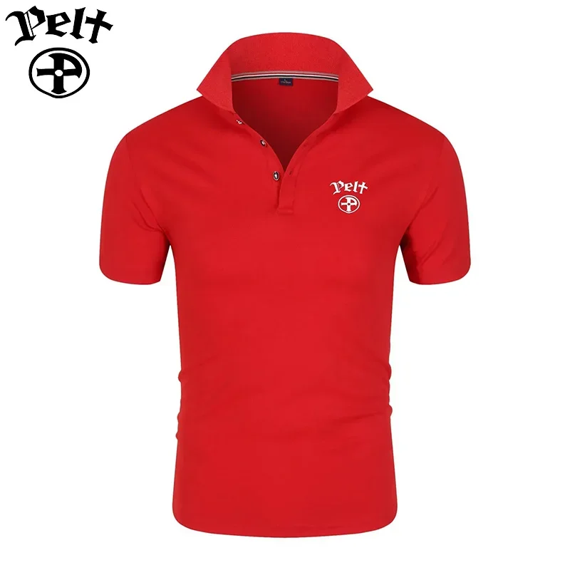 Мужская футболка-поло для гольфа, с коротким рукавом | AliExpress