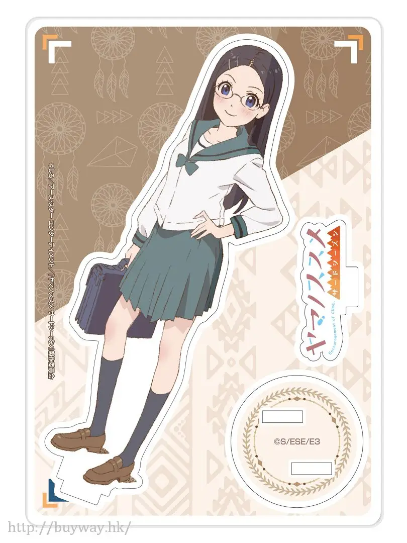 Фото Новая акриловая подставка в стиле аниме Yama no Susume, 15 см, модель для декора рабочего стола, коллекционный сувенир, подарок для фанатов, брелок №4