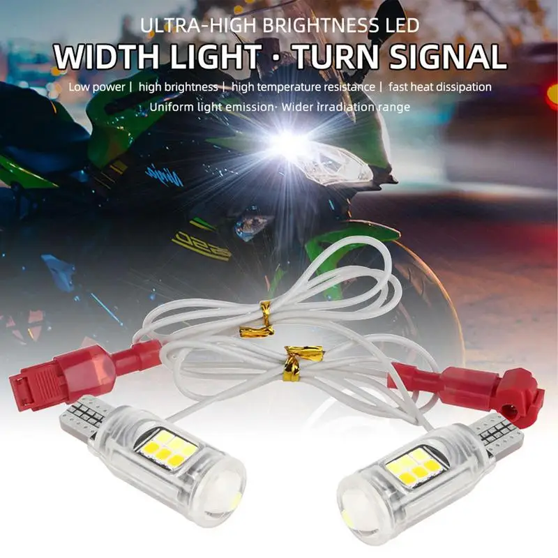 

Motorcycle Turn Signal Lights12v Waterproof Amber Flasher Indicator Universal LED Motorcycle Turn Signal Light For Bikes Signal