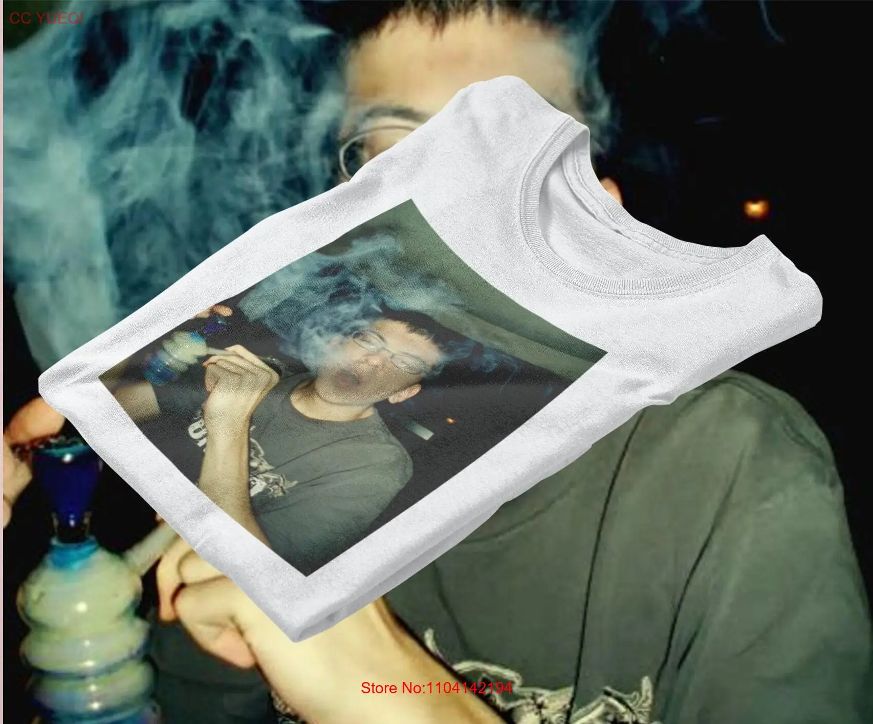 Mclovin курительная Ретро черная белая футболка ShopLikeBreezy длинные или Короткие рукава