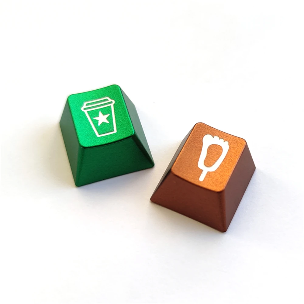 

Keycap 1 шт. мультяшный мороженое, кофе колпачок для клавиатуры креативный Алюминиевый сплав механические клавиатуры колпачки для R4 высота Cherry...