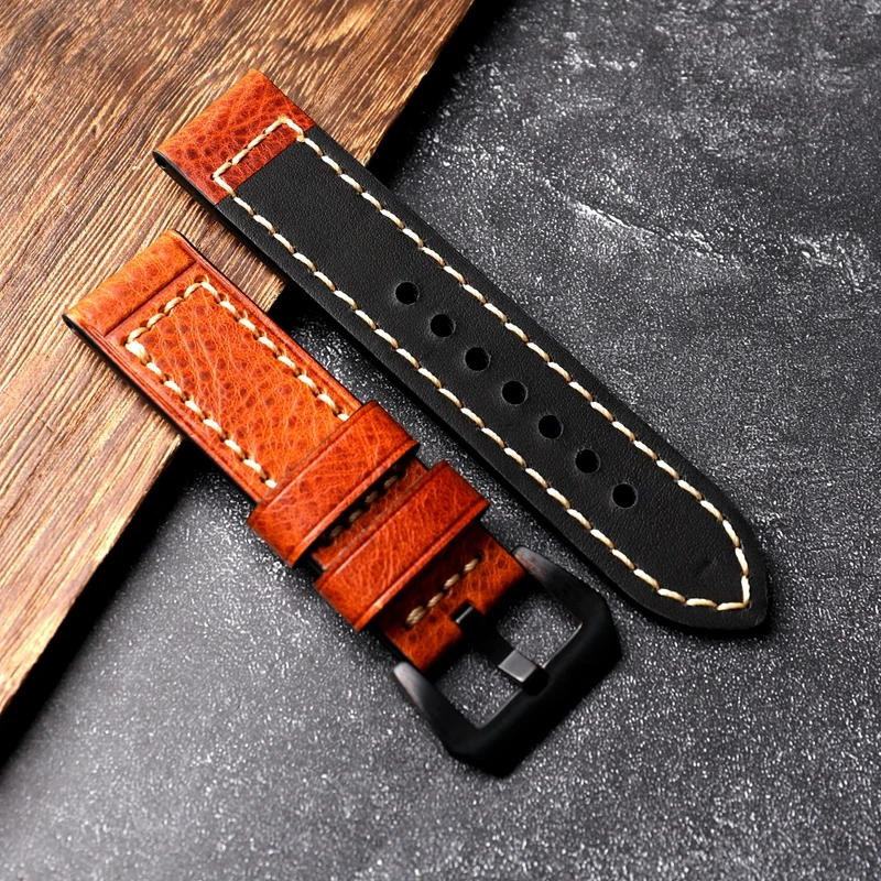 Высококачественный Винтажный Коричневый Мужской Браслет Ручной Работы Из