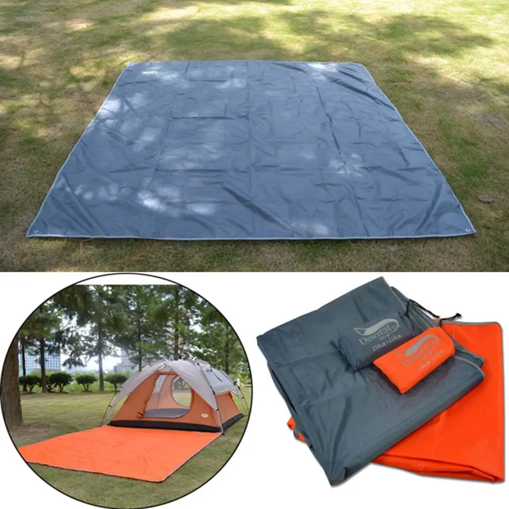 

Desert Tarp Tent Floor Waterproof Tarp Picnic Mat Ultralight Pocket Tent Footprints Tarp with Sack for Outdoor Camping Hiking