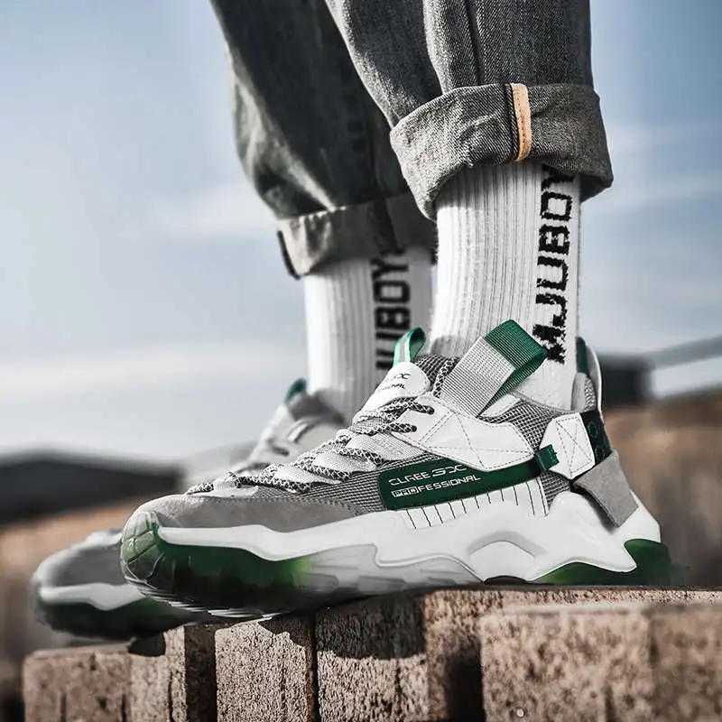 

Aesthetic Sport Shoes Cheap Confors Mens Running Trainers Pink Sports Shoes Men Teniz Sneakers Sneakers Soft Bottom Tennis Slip