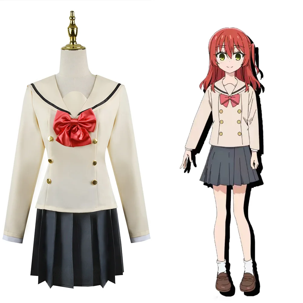 

BOCCHI THE ROCK Kita Ikuyo Cosplay Costume Outfits Dress Halloween Carnival Party Suit