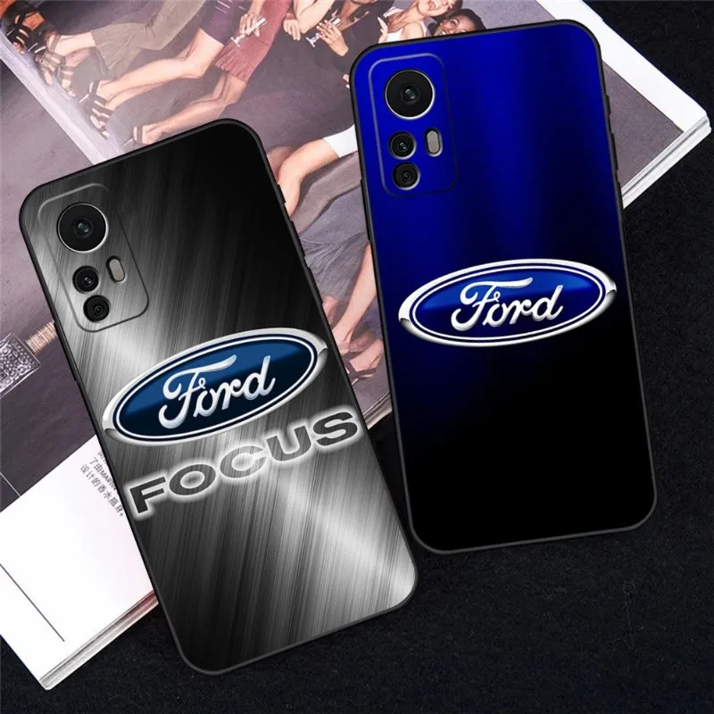 

Luxury Brand Car Ford Phone Case For Xiaomi 11T 13 11 10 12 12X 10T 10TPro 10S 10Pro Pro Lite Ulltra MIX4 CIVI Funda Back Cover