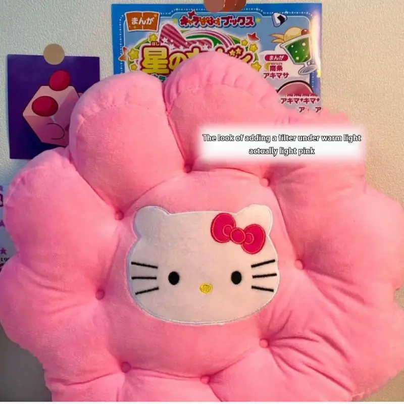 

Hello Kittys Plush Cushion Sanrios Anime Home Chair Cushion Office Kawaii Soft Comfortable Cartoon Student Sedentary Butt Mat