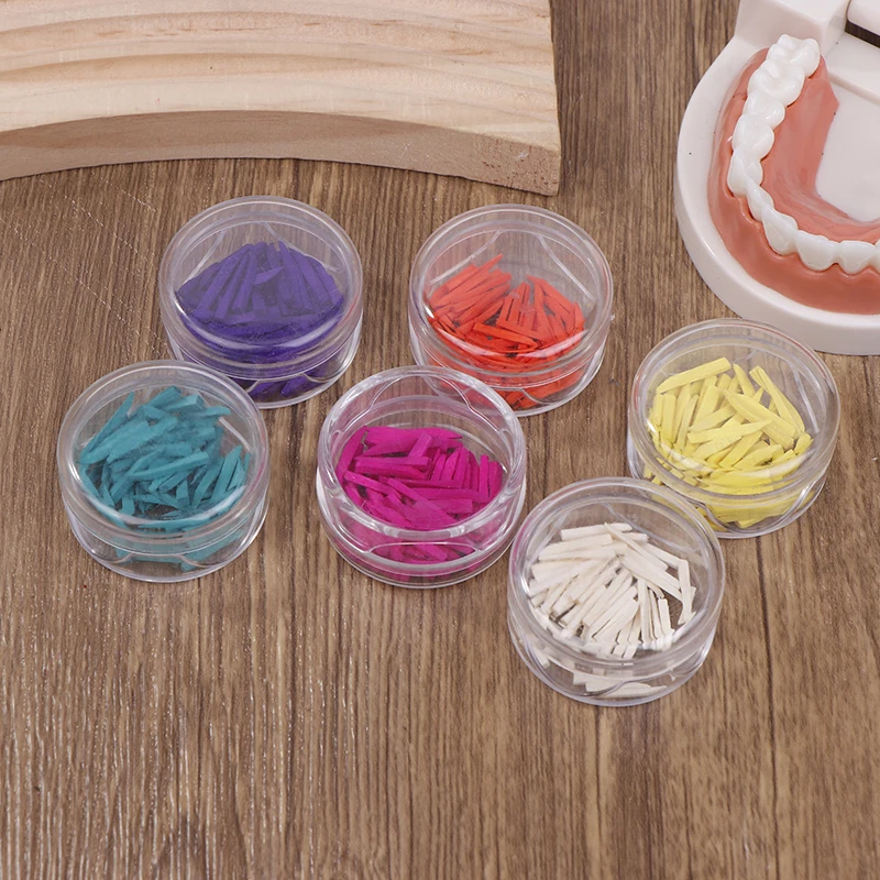 50 шт./кор. стоматологические клинья разноцветные для зазора между зубами