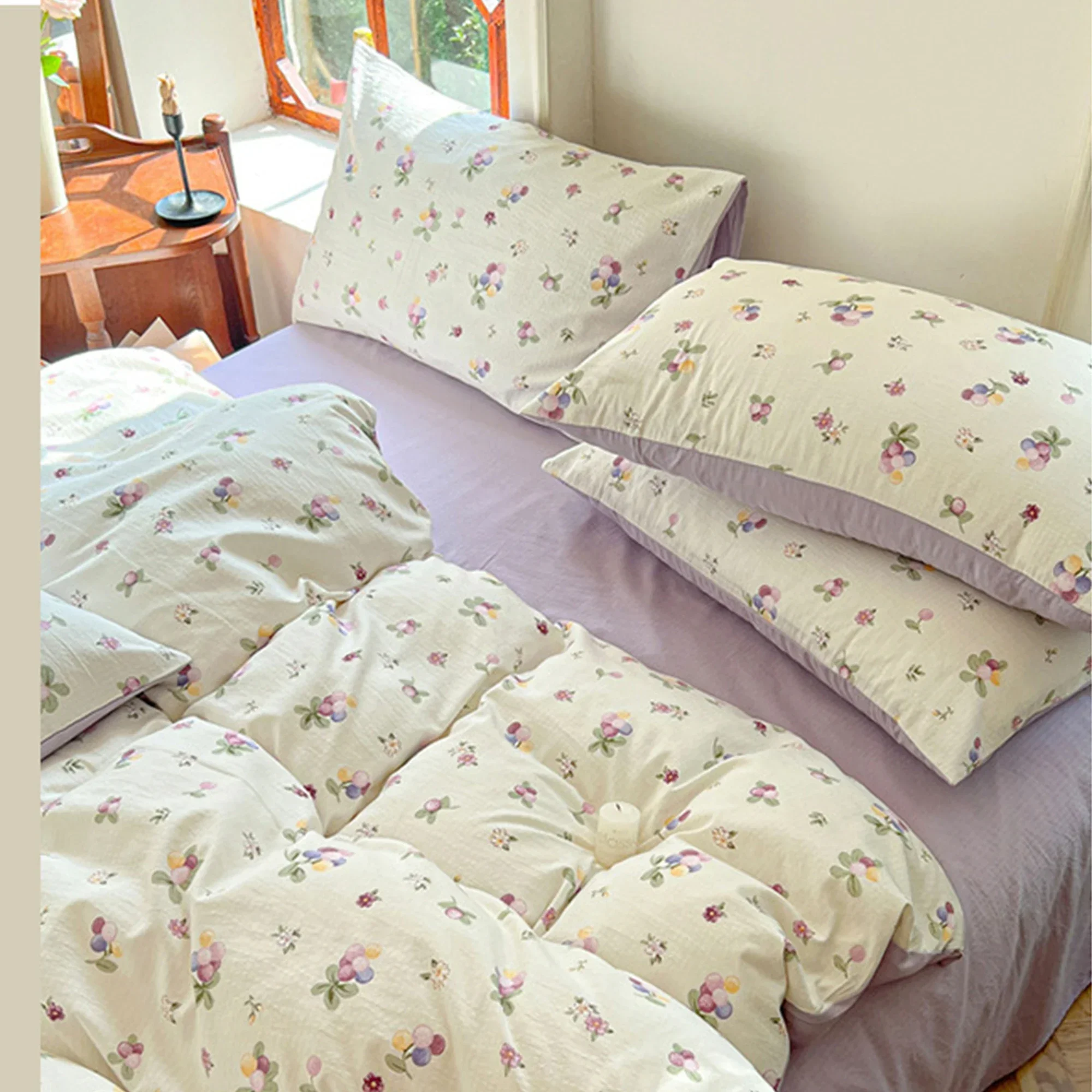 Пододеяльник в пасторальном стиле стеганое одеяло мягкое удобное покрывало для