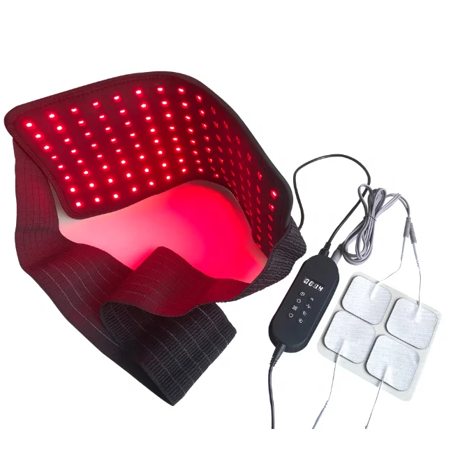 

2021 2022 Amazon hot selling T60 Neck warmer red light therapy belt for Shoulder Back Neck Knee Feet Joints pain relief