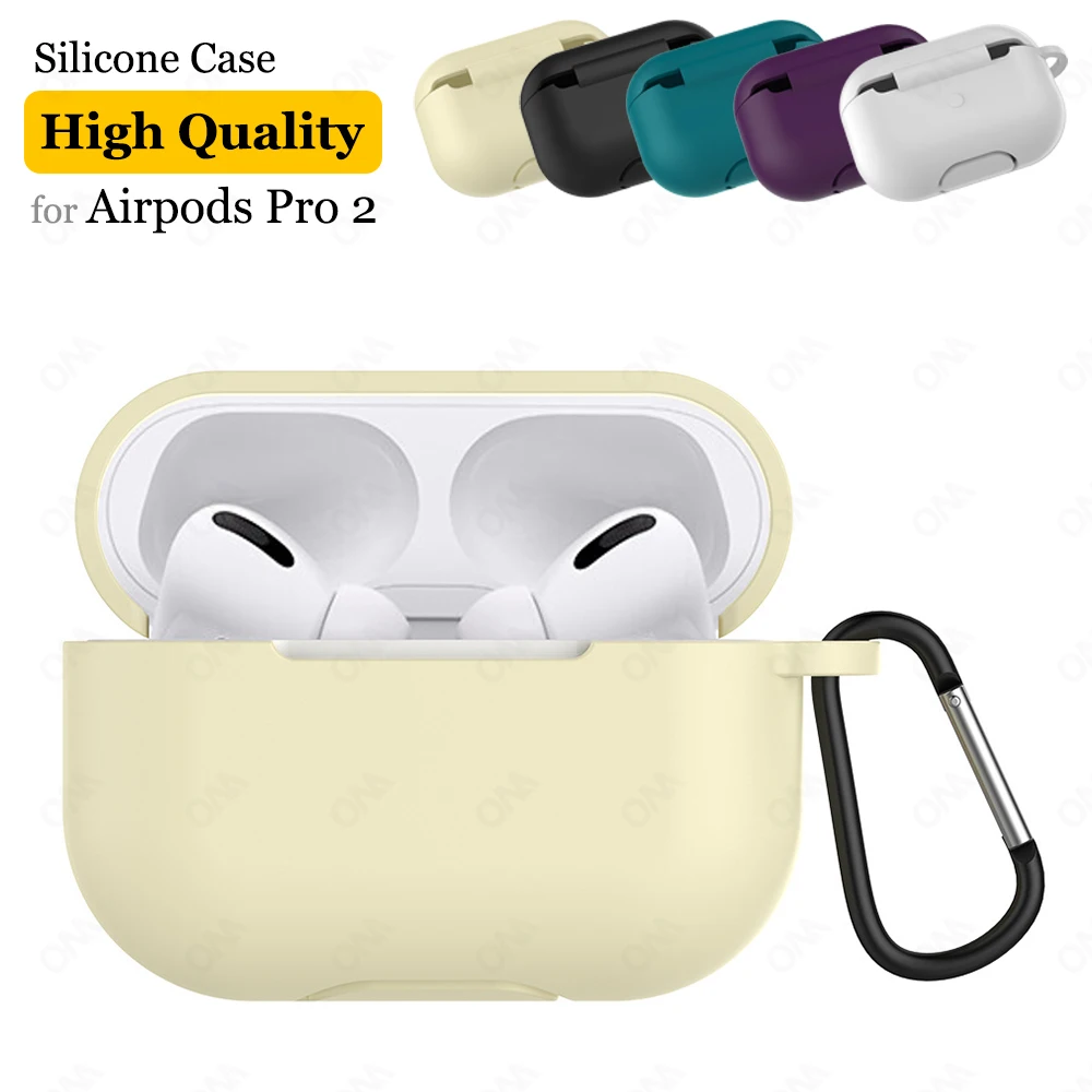 Силиконовый чехол для Apple Airpods Pro 2 беспроводной зарядки наушников Air Pods 2022