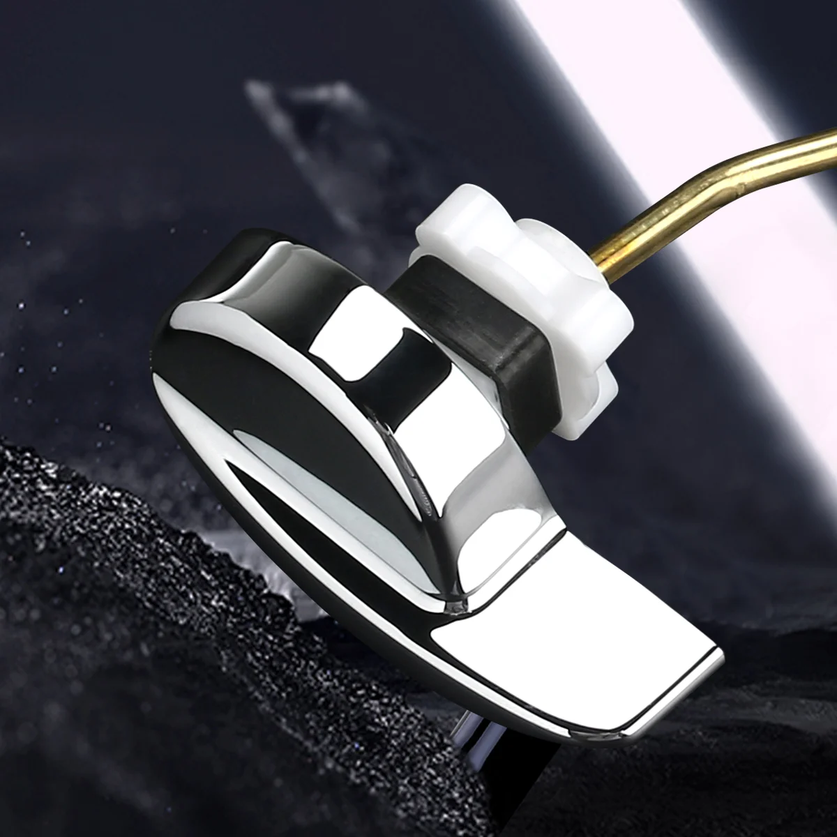 

Toilet Lever Handle Replacement Tank Flush Kit Side Mount Angle Fitting Parts Zinc Alloyuniversal Flusher Blackfrontnut Lock