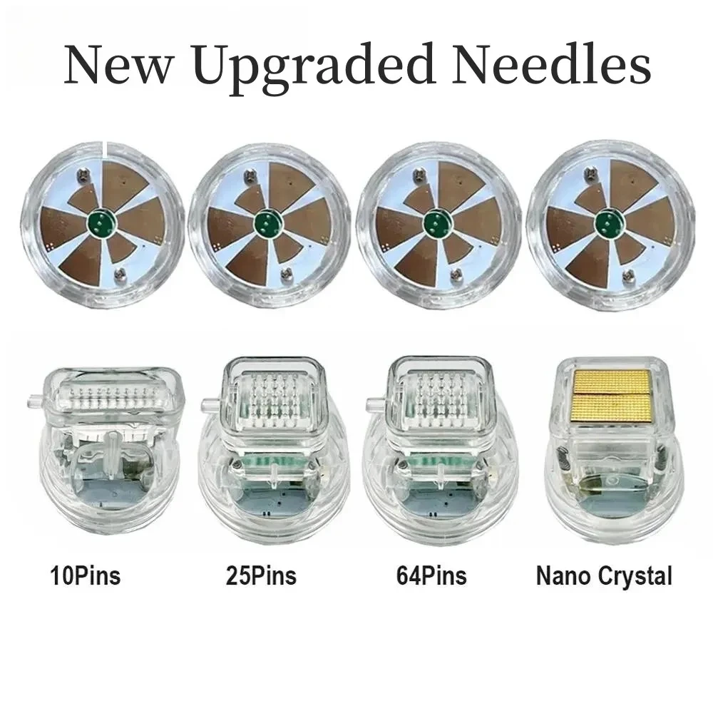 

10/25/64/nano pins micro needles cartridges gold tips head for fractional micro-needle machine 10/25/64/nano pins micro needles