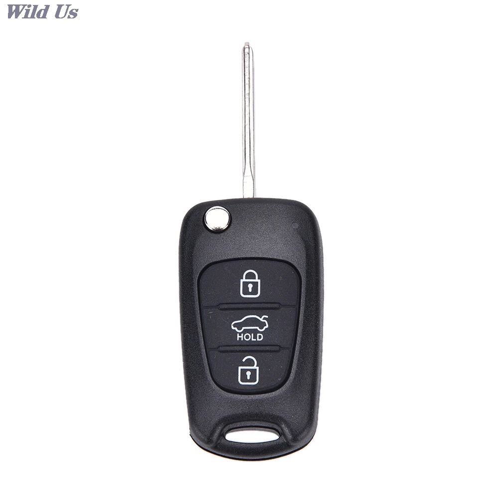 

New 3 Button Replace Flip Key Shell fit for KIA Rondo Sportage Soul Rio Remote Case