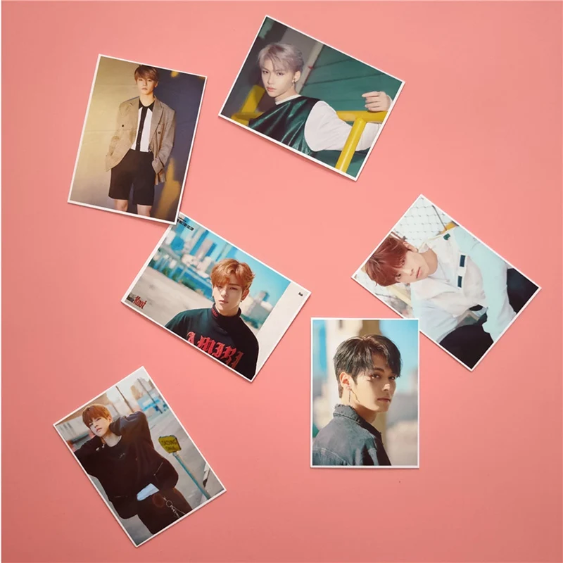 16 шт./компл. Kpop Фотокарточка желтая Мино древесина альбом ЛОМО карточка Новые