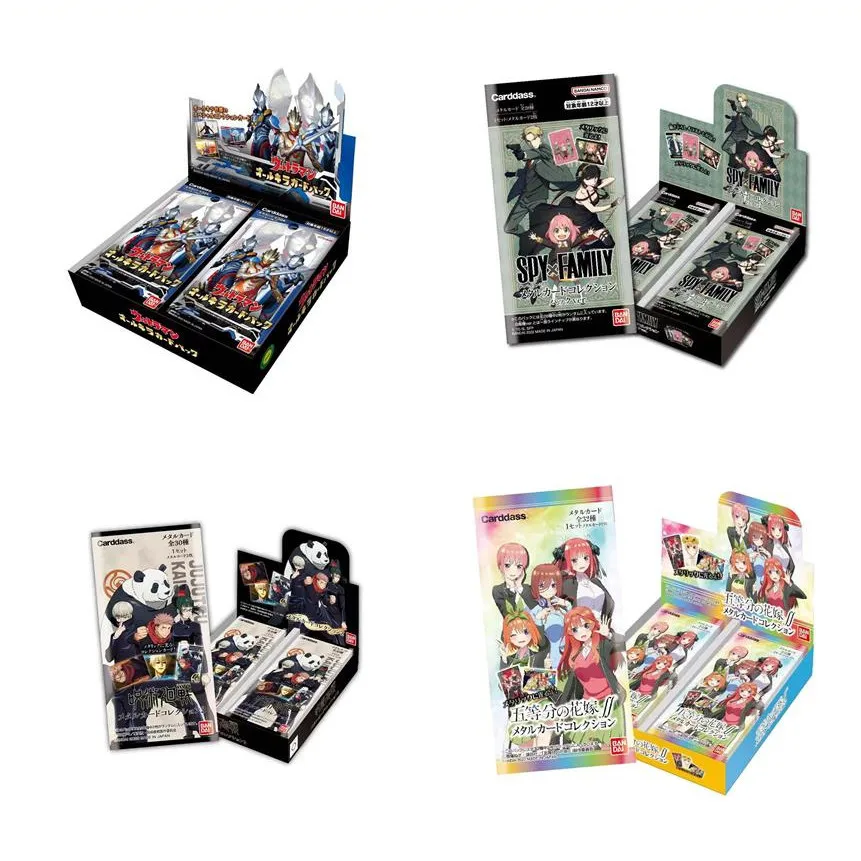 

Anime Anime Ultraman SPY FAMILY Jujutsu Kaisen The Quintessential Quintuplets full box of ACG collection cards