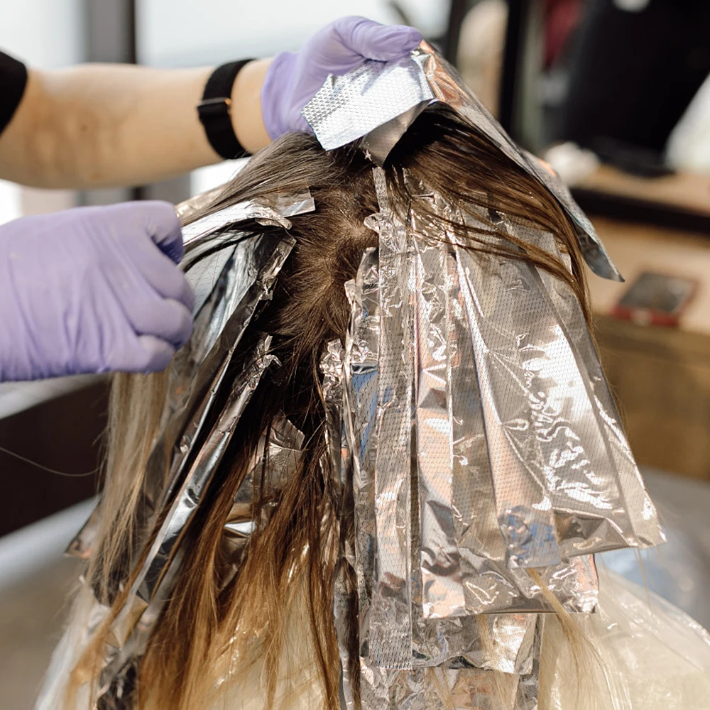 1 шт. листы из алюминиевой фольги для окрашивания волос