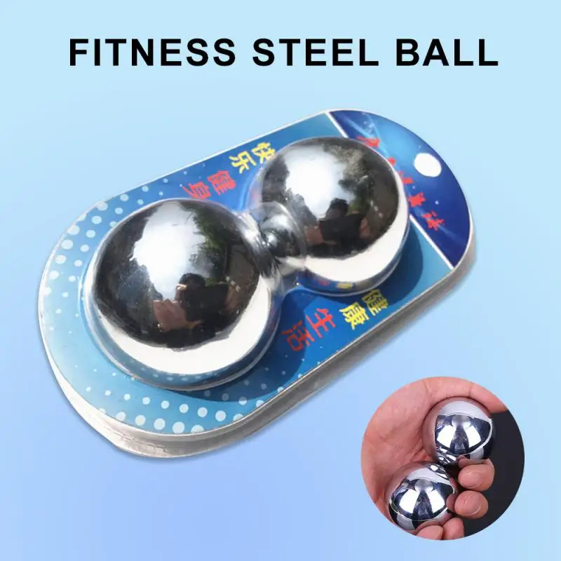

Relieve Pain Baoding Iron Ball Fitness Health Ball Exercise Hand Strength Solid Handball Wear Resistant Fitness Ball Massage